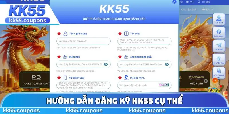 Hướng dẫn đăng ký KK55 cụ thể