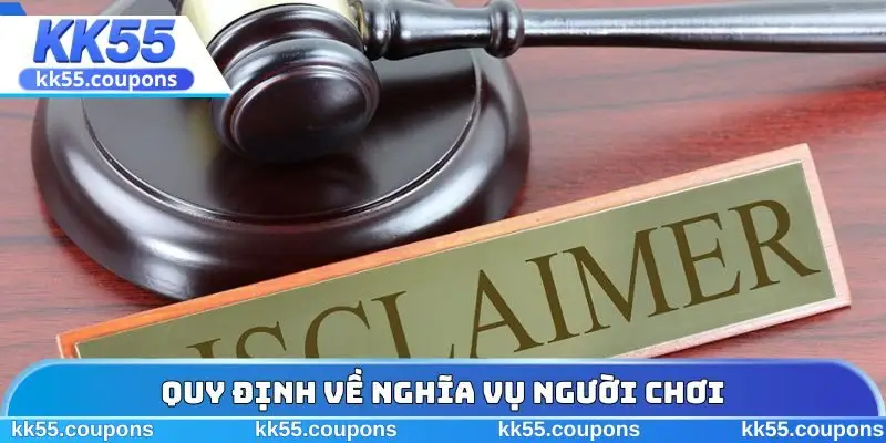 Quy định về nghĩa vụ người chơi